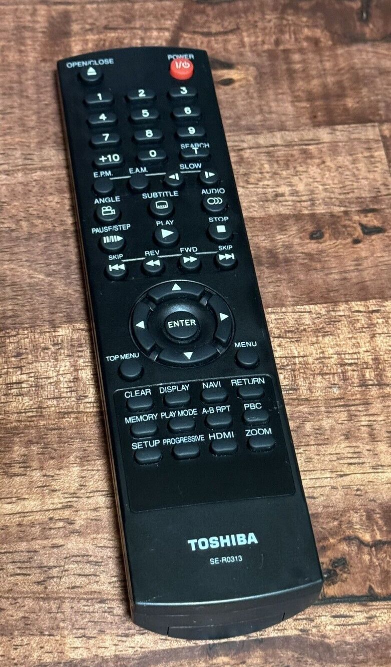 Toshiba Remote Control SE-R0313 for SD4200 SD6100 SD6100KU SD7200 SD7200KU DVD